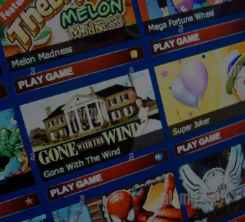 Online casino game lobby background image